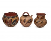 THREE SANTO DOMINGO PUEBLO POL