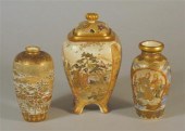 Three Satsuma miniature vessel