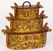 THREE SCANDINAVIAN BENTWOOD TI