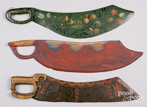 THREE SCANDINAVIAN PAINTED