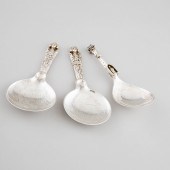 Three Scandinavian Silver Chri