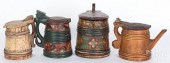 THREE SCANDINAVIAN TANKARDS AN