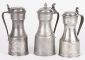 THREE SCOTTISH GEORGIAN TAPPIT