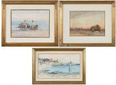 THREE SCOTTISH WATERCOLORS(19t