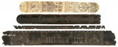 THREE SCRIMSHAW BUSKS/PANELS 1