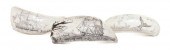 Three Scrimshaw Whale's Teeth