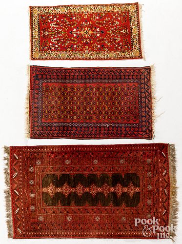 THREE SEMI ANTIQUE MATSThree semi