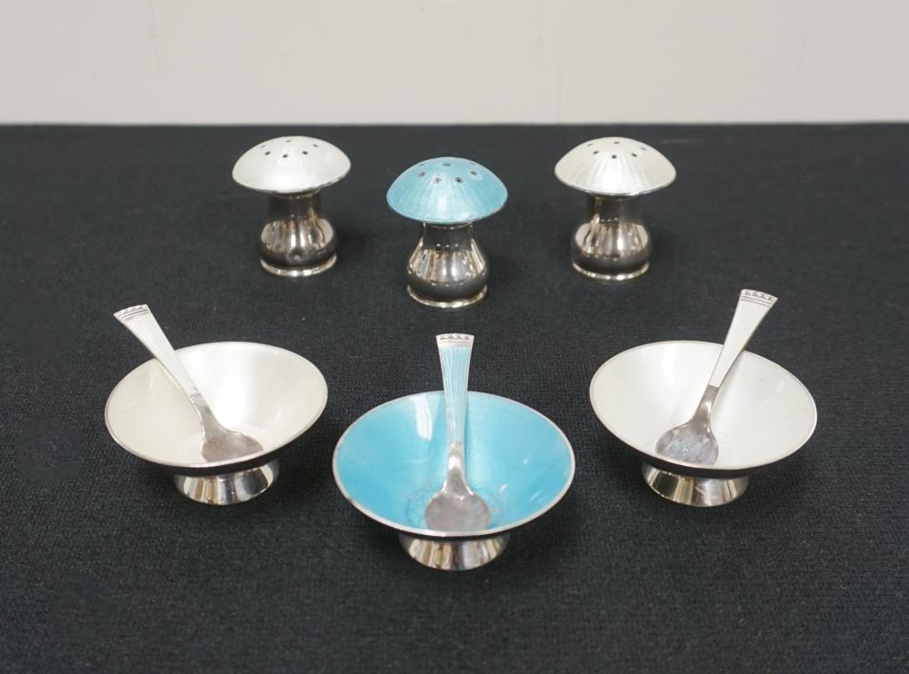 THREE SETS OF ELA DENMARK ENAMEL