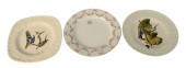 THREE SETS OF PLATES, TO INCLU