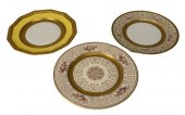 THREE SETS OF PORCELAIN GOLD R