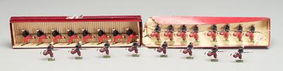 Three sets Zouave Britains