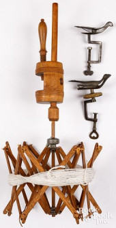 THREE SEWING ITEMS, 19TH C.<br