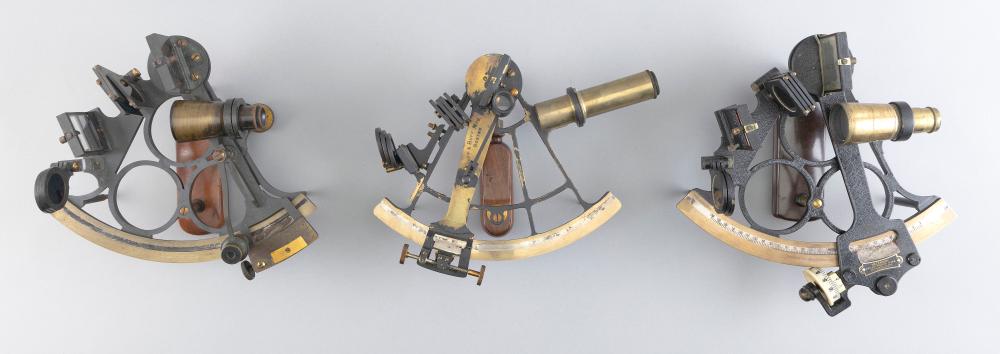 THREE SEXTANTS LATE 19TH/EARLY 20TH