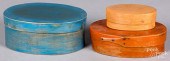 THREE SHAKER STYLE BENTWOOD BO