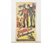 Three-sheet poster titled "Zom