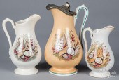 THREE SHELL TRANSFERWARE IRONS