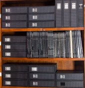 THREE SHELVES OF APPROXIMATELY