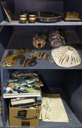THREE SHELVES OF ASSOCIATED BO