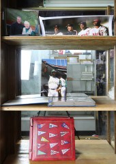 THREE SHELVES OF BASEBALL PHOT