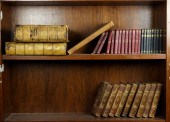 THREE SHELVES OF BOOKS INCLUDI