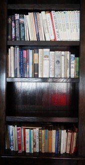 THREE SHELVES OF BOOKSThree Sh