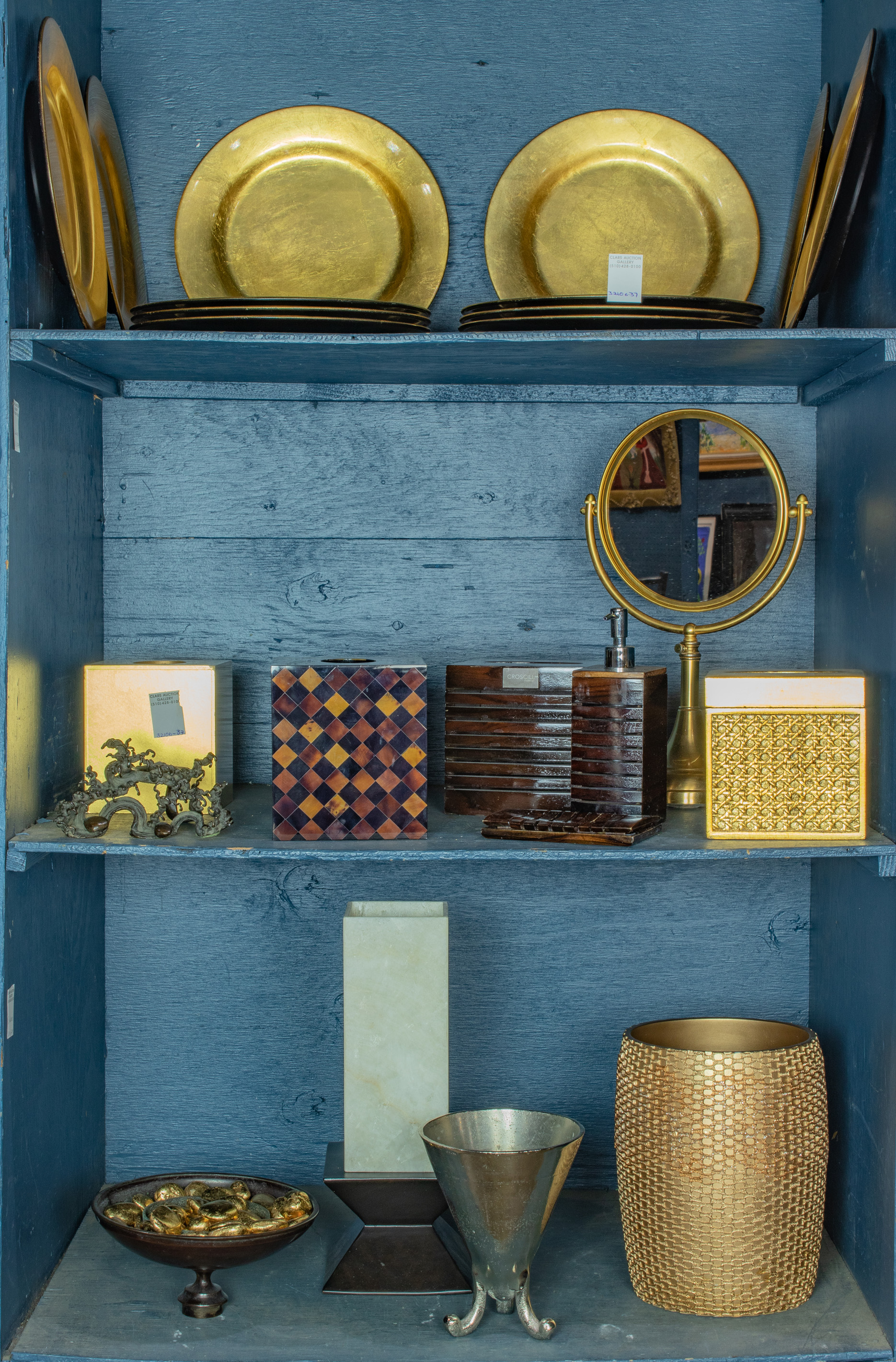 THREE SHELVES OF CONTEMPORARY