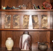THREE SHELVES OF CONTEMPORARY