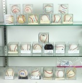 THREE SHELVES OF SIGNED MOSTLY