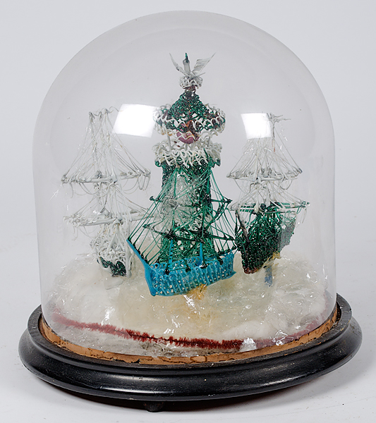 Three Ships Diorama in Blown