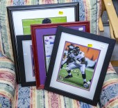 THREE SIGNED BALTIMORE RAVENS