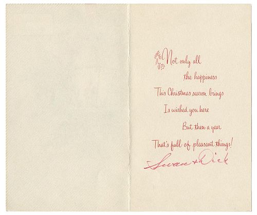 THREE SIGNED CARDINI CHRISTMAS