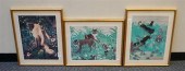 THREE SIGNED PHOTOPRINTS OF AN