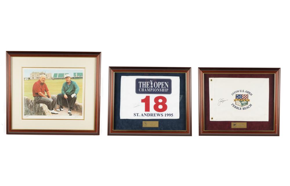 THREE SIGNED PIECES OF GOLD