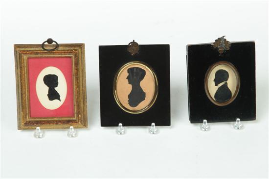 THREE SILHOUETTES.  American and