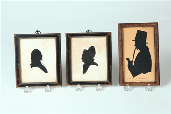 THREE SILHOUETTES.  American and