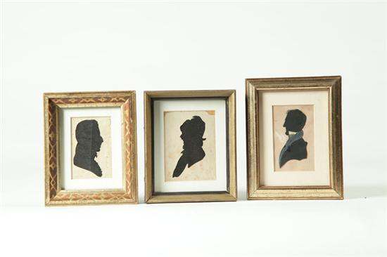 THREE SILHOUETTES.  American or