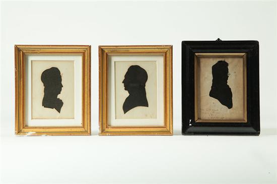 THREE SILHOUETTES.  American or