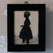 THREE SILHOUETTES OF CHILDRENC