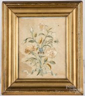 THREE SILK EMBROIDERIES, 19TH