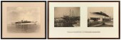 THREE SILVER ALBUMEN YACHTING