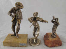 Three silver cased Jewish figures