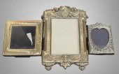 THREE SILVER MOUNTED PHOTO FRA