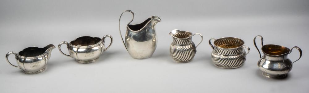 THREE SILVER SUGAR BOWLS AND