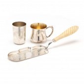 THREE SILVER TABLE ITEMS INCLU