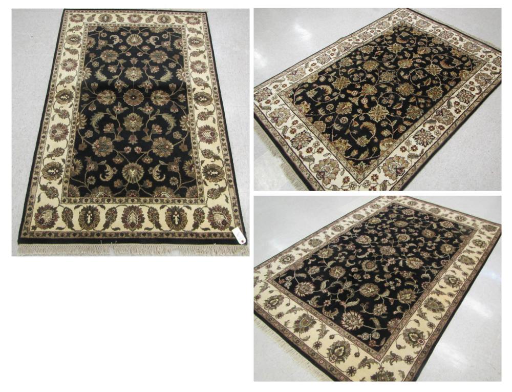 THREE SIMILAR HAND KNOTTED ORIENTAL