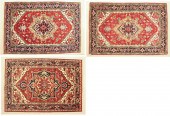 THREE SIMILAR HAND KNOTTED ORI