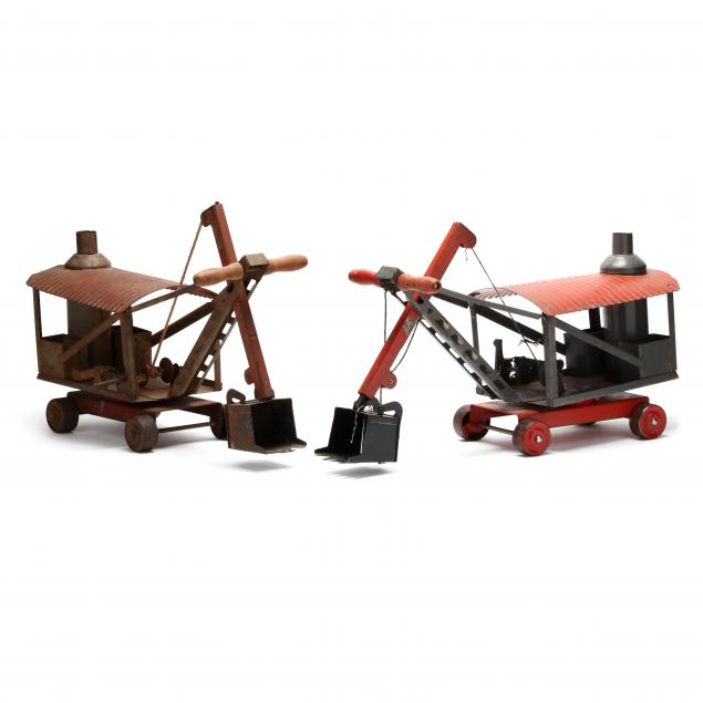 THREE SIMILAR KEYSTONE RIDING STEAM