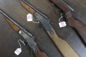THREE SINGLE SHOT HAMILTON RIF