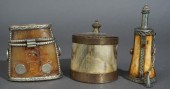 THREE SINO-TIBETAN METAL MOUNT