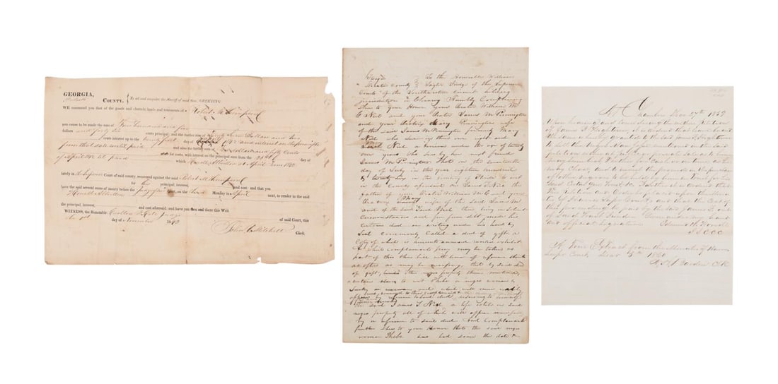 THREE SLAVE RELATED DOCUMENTS
